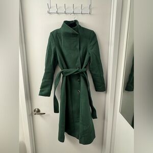 Green Coat from Mango
